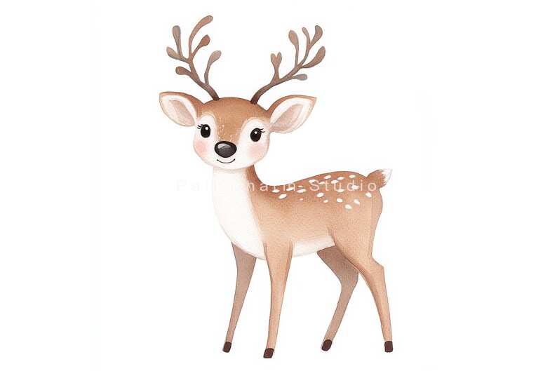 Nursery Baby Animal Clipart Bundle, High Quality Jpgs, Digital Stickers