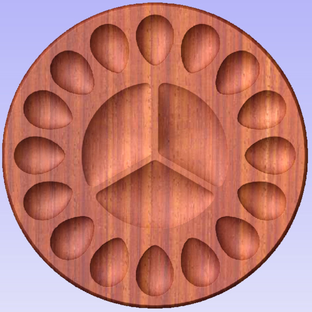 Deviled Egg Tray, Wood Tray, Designed for CNC Router, Stl, Svg, Dxf, Ai ...