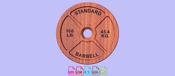 100LB. Weight Plate Catch All Tray, EDC Tray, Jewelry Tray, Drink Coasters, Includes Toolpath Summary. For CNC router. (Digital File)