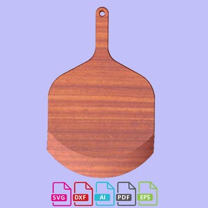 Pizza Peel STL, 24&quot; x 15&quot; Designed for CNC router, stl, svg, dxf, ai, eps, pdf  Digital File