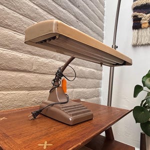 Vintage Mid-Century Industrie Schreibtischlampe
