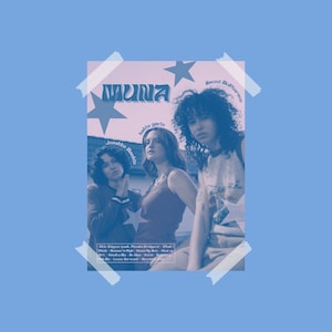 MUNA digital poster print