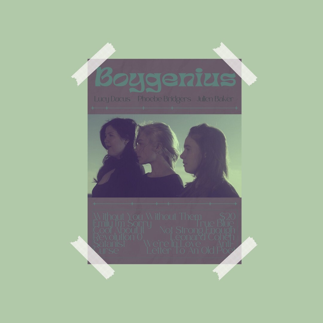 Boygenius the Record Digital Poster Print Etsy