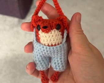 Crochet Fox Buddy- Keyring and Bag Charm
