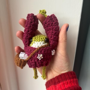 Fortune Teller Frog Bag Charm – With Tiny Tarot Card Set