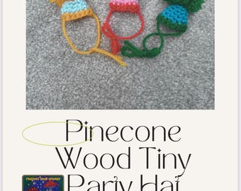 Tiny Party Hat  Pattern (DIGITAL PDF) (downloadable file)