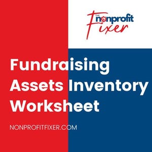 Fundraiser Charity Donation Tracking Template - Nonprofit Inventory Management Planning Worksheet
