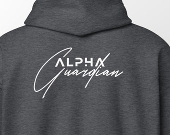 Alpha Guardian Hoodie mit Reißverschluss: Ein hochwertiges, stilvolles Geschenk für den Komfort Ihres Vaters, perfekt für den Alltag und für Vatertagsfeiern