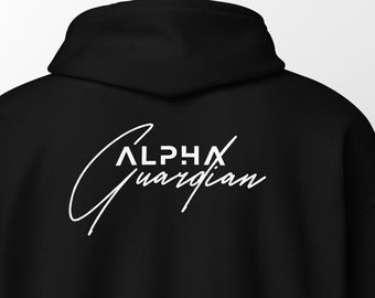 Sweat à capuche zippé Alpha Guardian : confort et style pour la garde-robe quotidienne de papa - Cadeau idéal pour la fête des pères offrant chaleur et durabilité