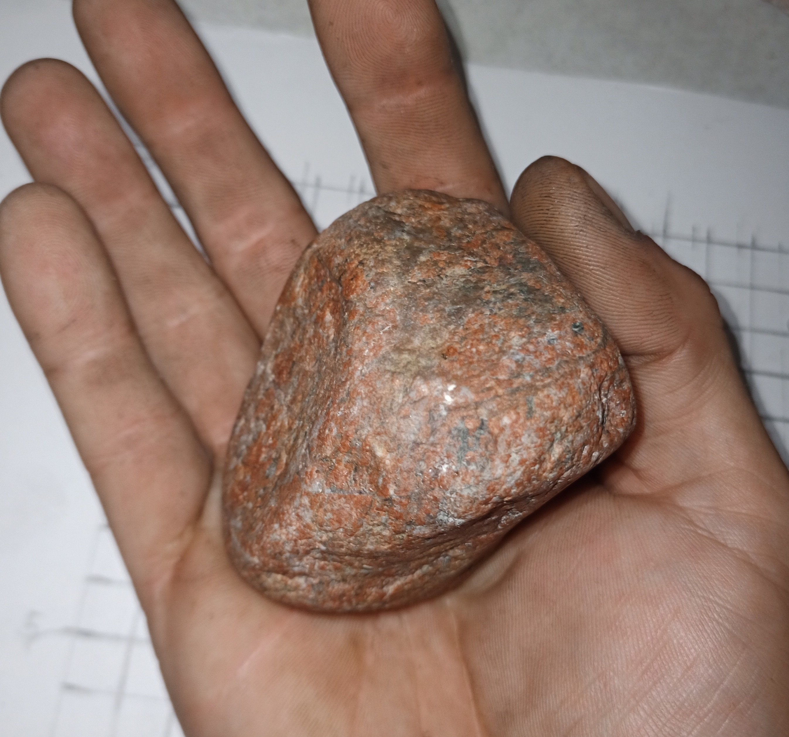 Rare Ancient Paleolithic Granite Hammerstone Etsy