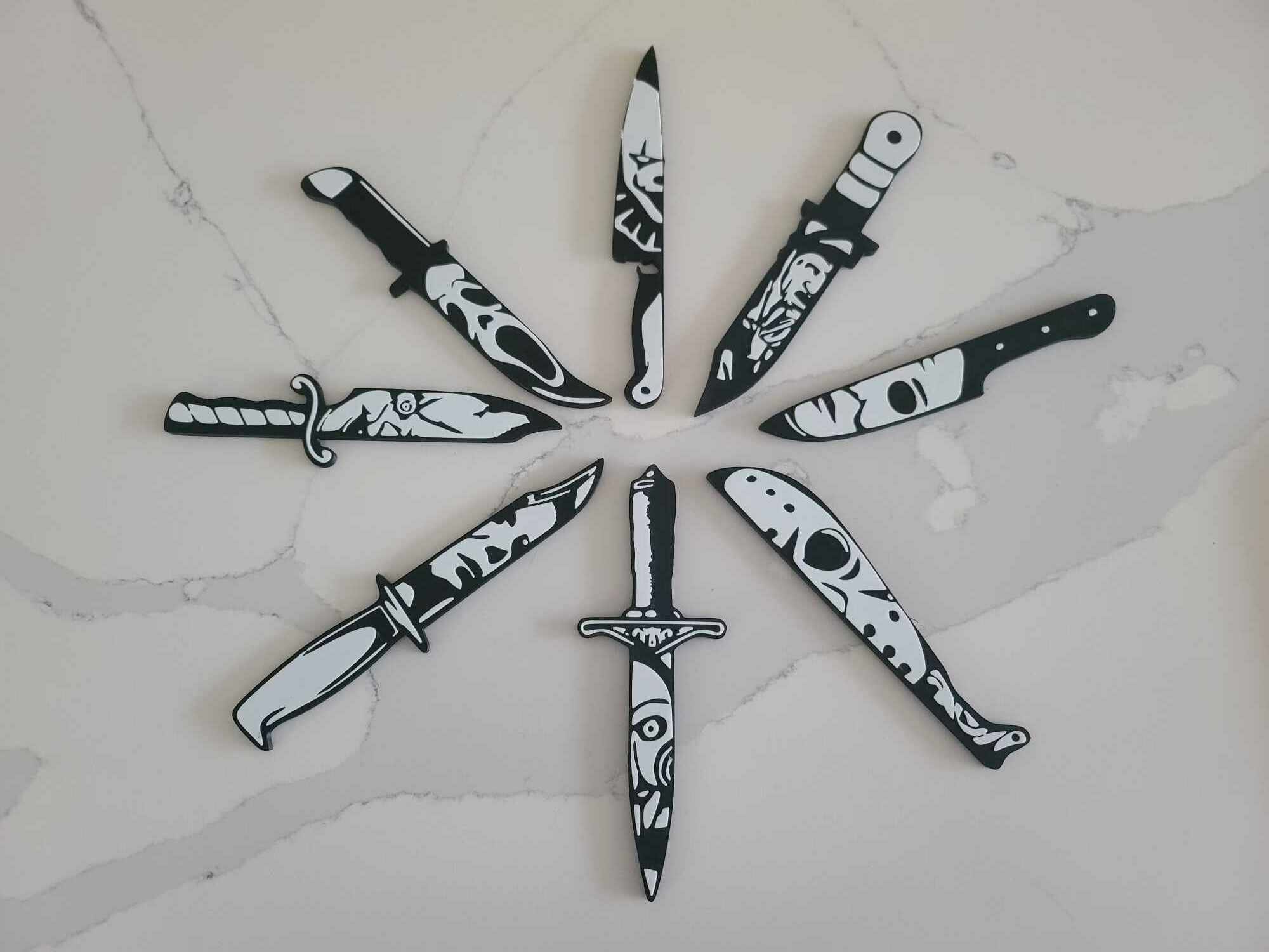 3D Printed Pennywise Killer Knife Prop Etsy