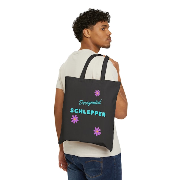 Designated Schlepper Cotton Canvas Tote Bag