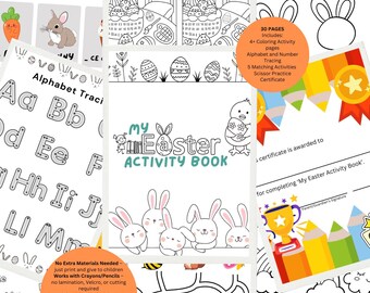 Spring Busy Book for Toddlers – Printable Toddler Activity Book, Preschool Learning Binder, Spring Quiet Book, Montessori Busy Book PDF