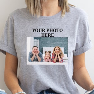 Photo Shirts, Shirt Printing, Custom Shirt With Photo, Picture Shirt, Custom Photo Shirt, Custom Shirt, Make Your Own Shirt, Custom Logo Tee