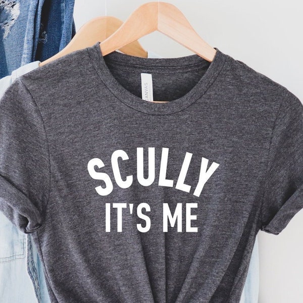 Scully It's Me T-Shirt, Geeky Couples Shirt, Sci Fi Adult T-Shirt, Couples Best Friends Shirt, Truth Is Out There, Mulder and Scully Tee