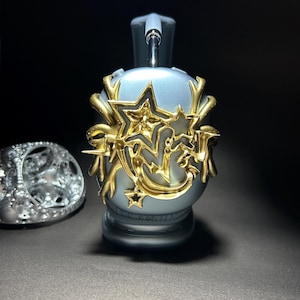 Airpods Max “Star Illustration” Accessory- Chrome Design Attachment for Headphone-3D Resin Print Headset Cover