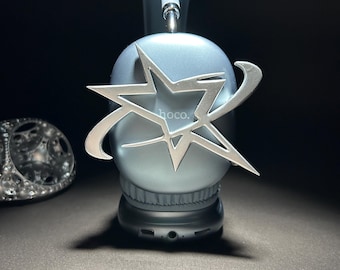 AirPods Max Covers — Y2K Star Chrome | Sculptural metallic shells, snap-on fit