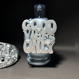 Airpods Max “Good Vibes Only” Accessory- Chrome Design Attachment for Headphone-3D Resin Print Headset Cover
