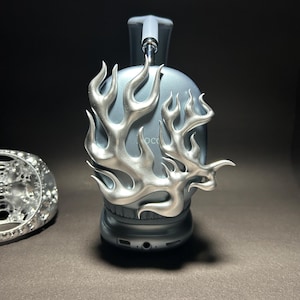 Airpods Max “Flames” Design Accessory-Airpods Max Case,Cover-Chrome Attachment for Headphone-3D Resin Print Headset Cover