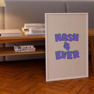 Nash 4 Ever Print, Nashville, Typography Poster, Country, Digital Prints, Wall Art, Digital Downloads