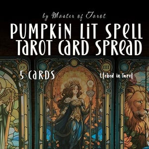 Am selben Tag Kürbis-Lit-Zauber-Tarotkarte, Herbst-Tarot-Lesung, Magische Ernte-Anleitung, Herbst-Tagundnachtgleiche-Lesung, Witchcore, Halloween