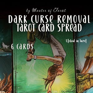 Leitura de Tarô para Remoção de Maldições Negras, Tarô de 6 cartas, Oráculo, Remoção de Maldições, Maldições Ancestrais, Poderoso, Remoção de Maldições, Remover Magia Negra