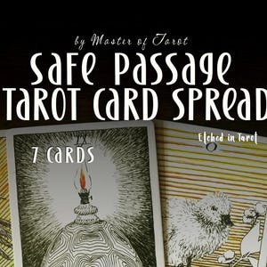 Tarot-Lesung am selben Tag, sichere Passage Tarot-Spread, 7 Karten, Tarotkarten, Die Person, bevorstehende Reise, Weg nach vorne, Wahrsagen, spirituell