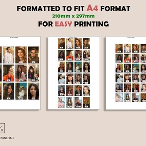 New Girl Printable Guess Who? | Print at Home | Digital Download | TV ...