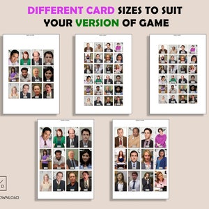 THE OFFICE - Printable Guess Who? | Print at Home | Download | TV ...