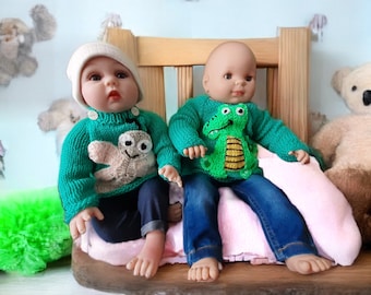 Baby Sweaters with  Animals Appliques