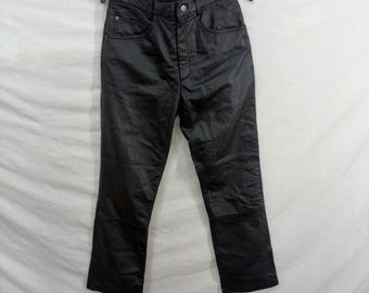 Wilson leren damesbroek maat 6, vintage jaren 90