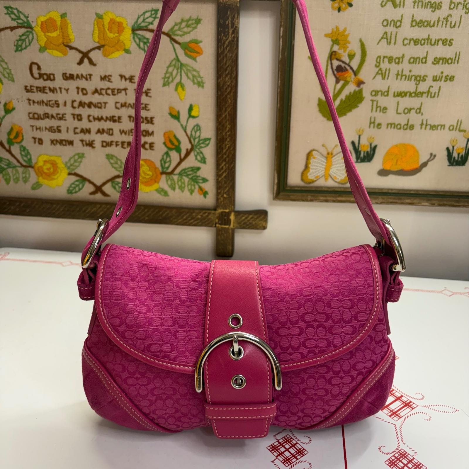 Coach Signature Soho Bag - Etsy Canada