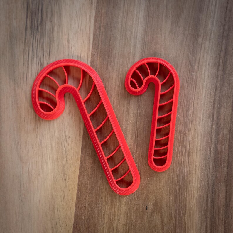 Candy Cane Cutter Candy Cane Wonderland: 3D Printed Christmas Cookie Cutters - Mini to ...