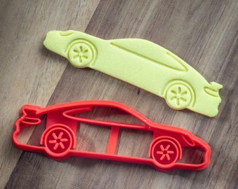 Sport auto Cookie Cutter 3D afgedrukt