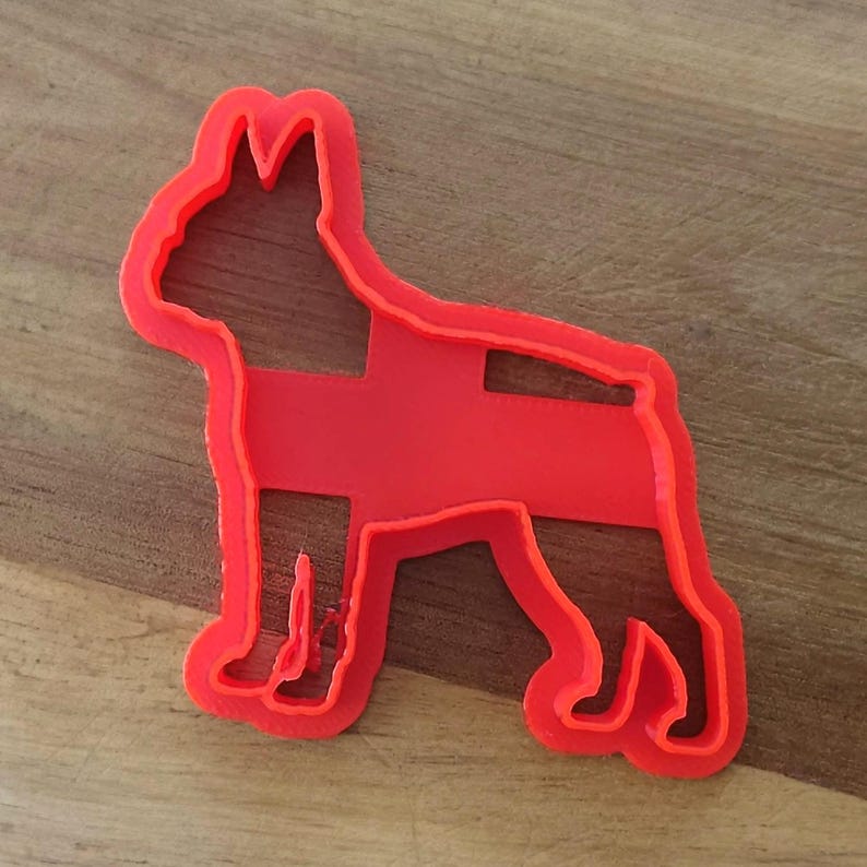 Boston Terrier Cookie Cutter – Full Body Dog Silhouette, 60–120 Mm ...