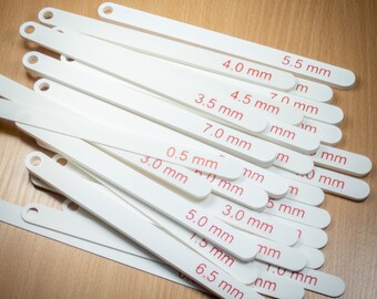 Rolling Depth Guides: Polymer Clay & Dough Thickness Tools (Two-Piece Set)