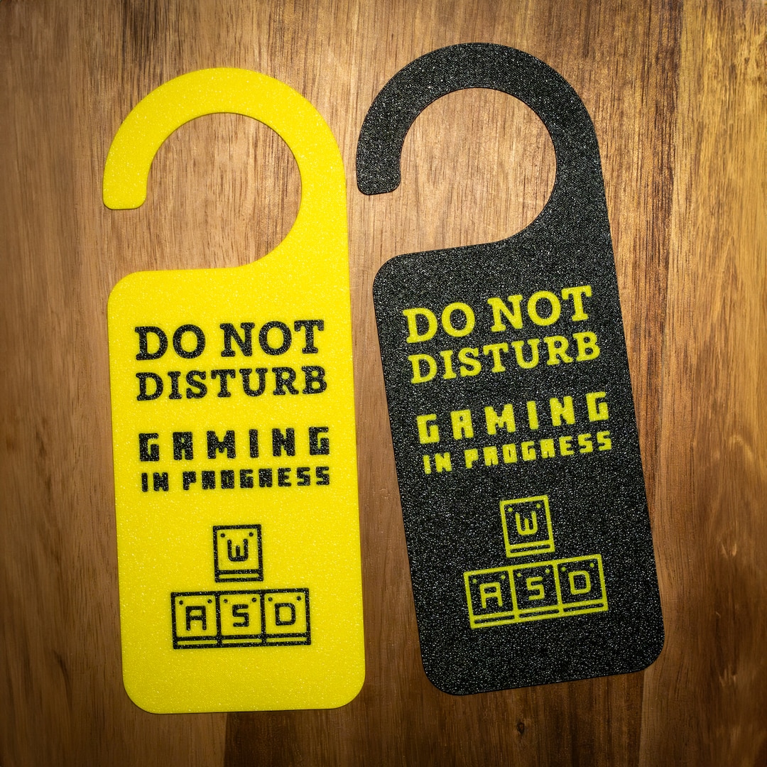 Door Sign Do Not Disturb Gaming In Progress When You Require Il R3yj 