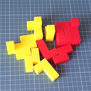 Cubo rompecabezas 3x3 impreso en 3D: juguete de ingenio, regalo único para amantes de los rompecabezas, juego mental portátil