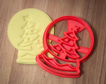 Snow Ball Christmas Cookie Cutter Pastry Fondant Dough Biscuit