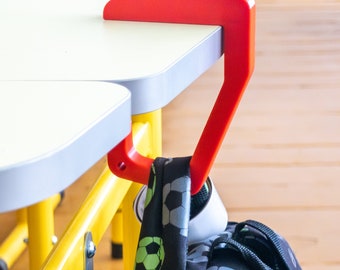 3D Printed PLA Plastic Bag Hook: Tabletop Purse Hanger