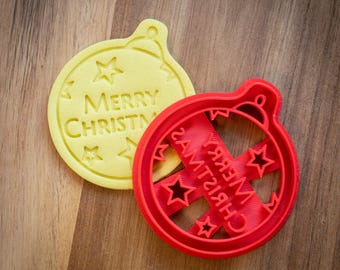Christmas Tree Ornament Cookie Cutter: 3D Printed PLA Plastic