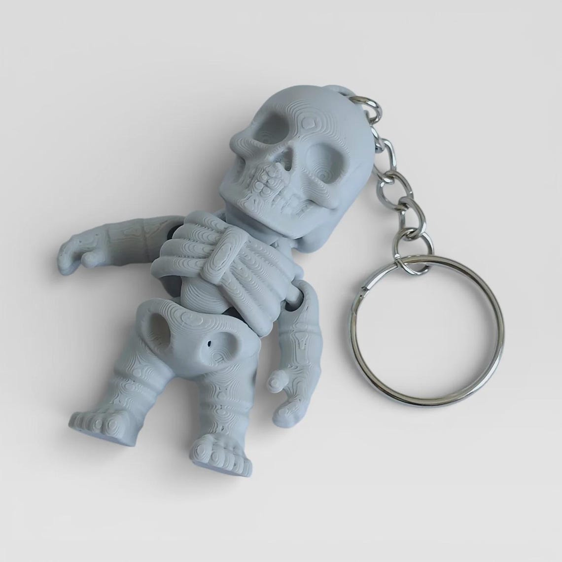Nice Key Rings Skeleton 3D Printed Skeleton Keychain – Gothic Bone Key Ring, Halloween Bag ...