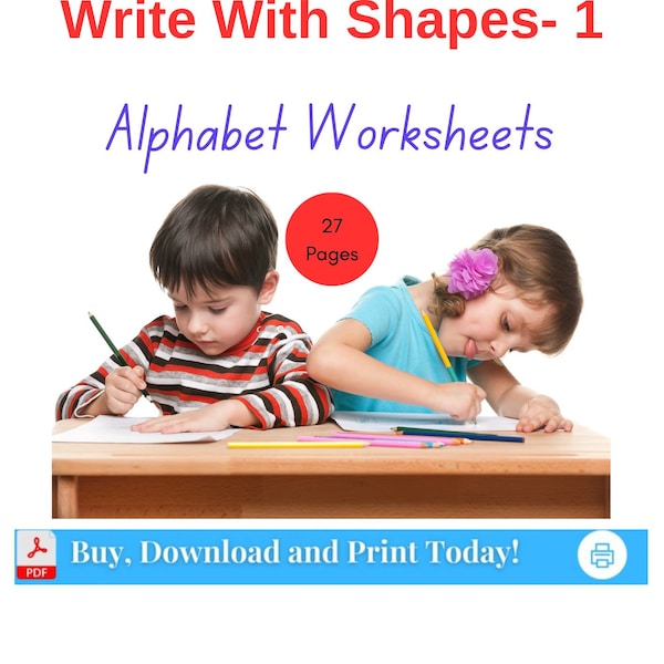 Fun Alphabet Adventures:Printable Digital Erstes Schreiben ABC Alphabet Worksheets for Kindergarten Students and kids,schultüte,Poster