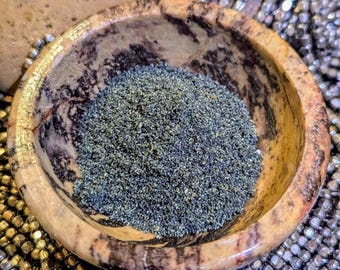 Zwarte cascarilla • Beschermings- en uitbanningspoeder • Zwart zoutmengsel • Beschermende en reinigende spreuk