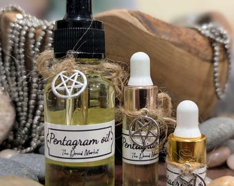Pentagram Magickal Oil • Bescherming • Vertrouwen • Controle