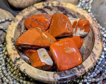 Red Jasper - Genuine Gemstone for Courage | Grounding | Energy