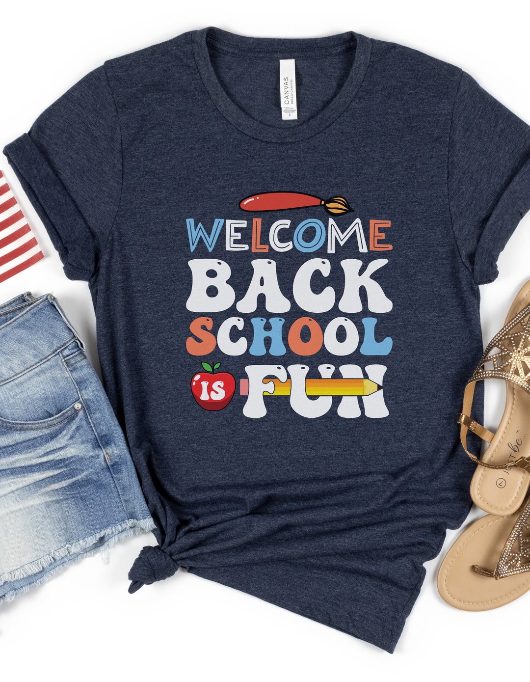 Back School is Fun Teacher Shirt Kindergarten Teacher Tshirt