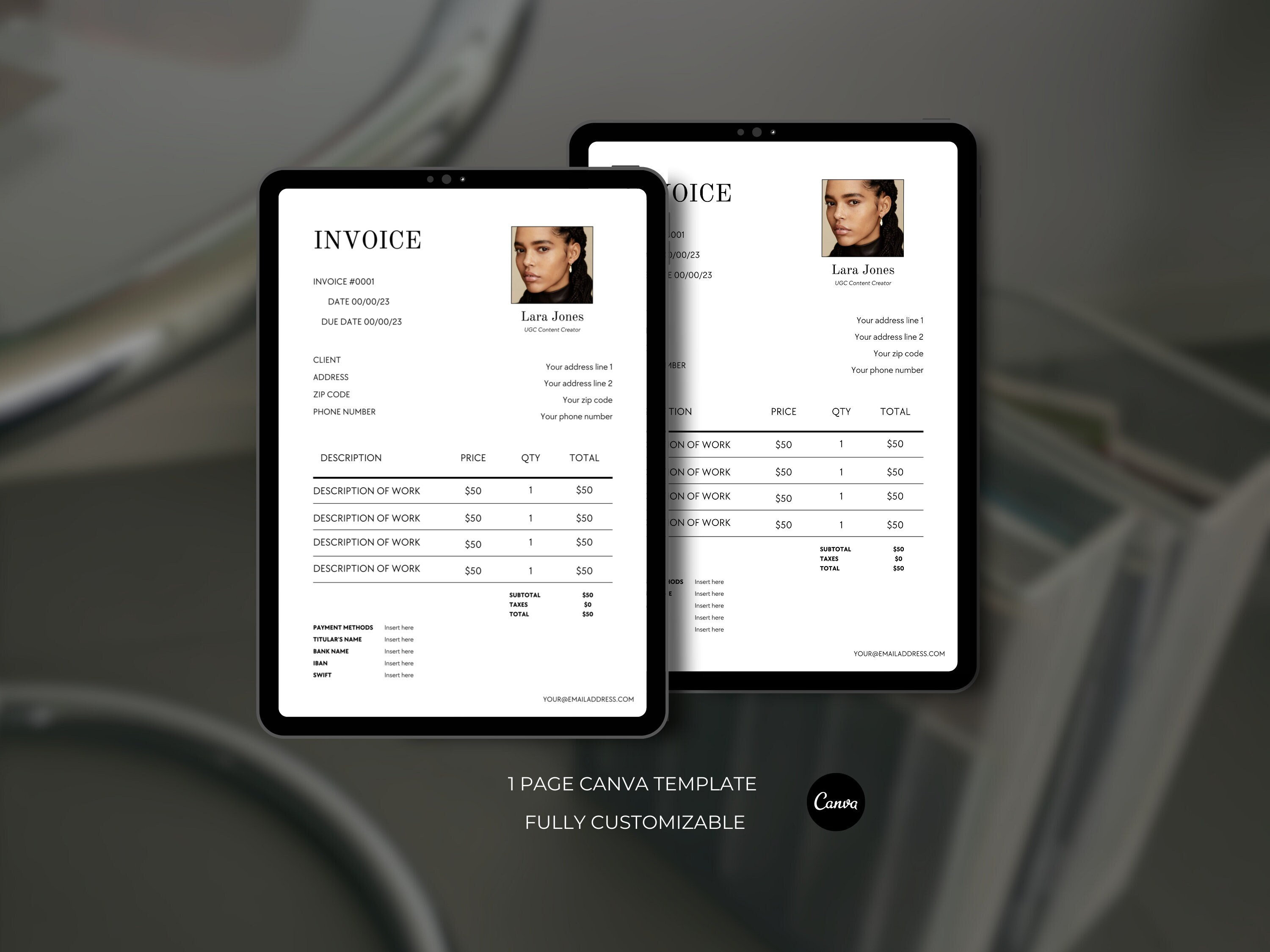 Modern Invoice Layout