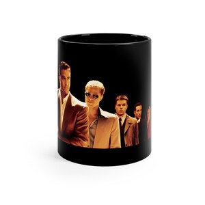 George Clooney / Brad Pitt / Matt Damon / Andy Garcia / Julia Roberts / Ocean&#39;s 11 11oz Black Mug