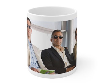 Brad Pitt / George Clooney / Matt Damon / Ocean's 11 Ceramic Mug 11oz